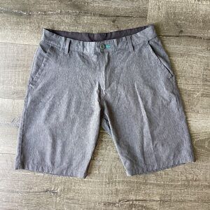 Burnside Men's Size 32 Gray Performance Hybrid Shorts 9" Inseam Swim Golf Board
